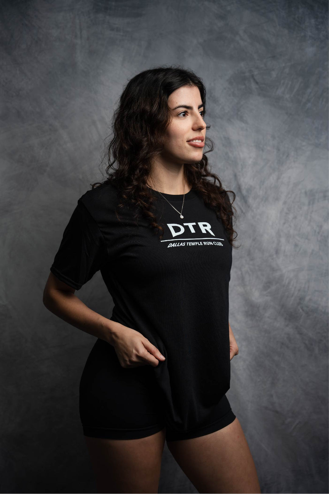 Signature DTR Run Club Tshirt - Black