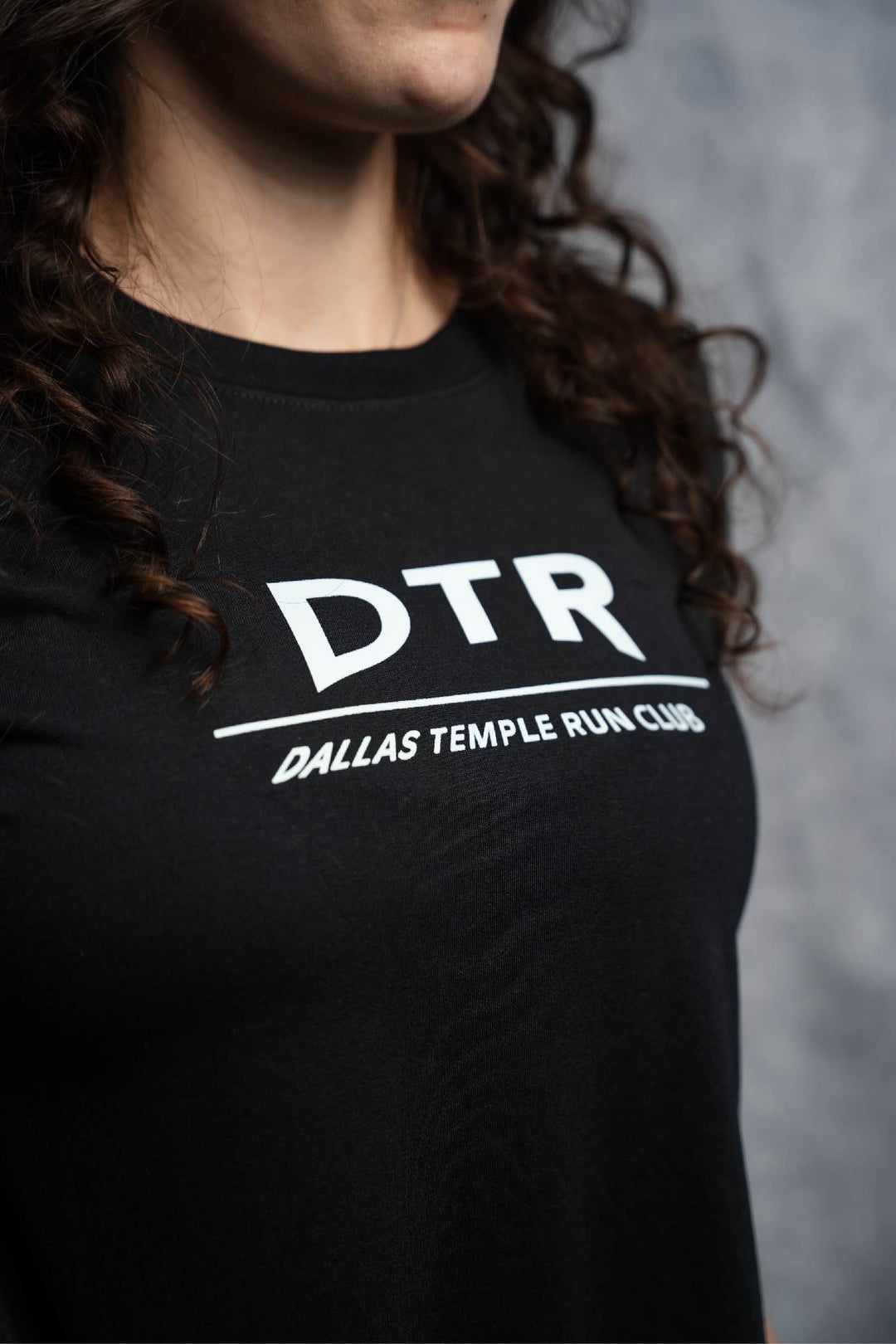 Signature DTR Run Club Tshirt - Black